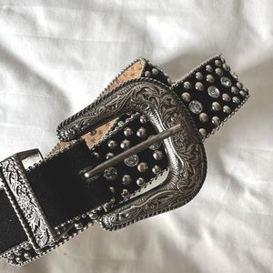 Cowboy Western Rodeo Studded Belt